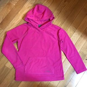 Eddie Bauer fushia fleece hoodie